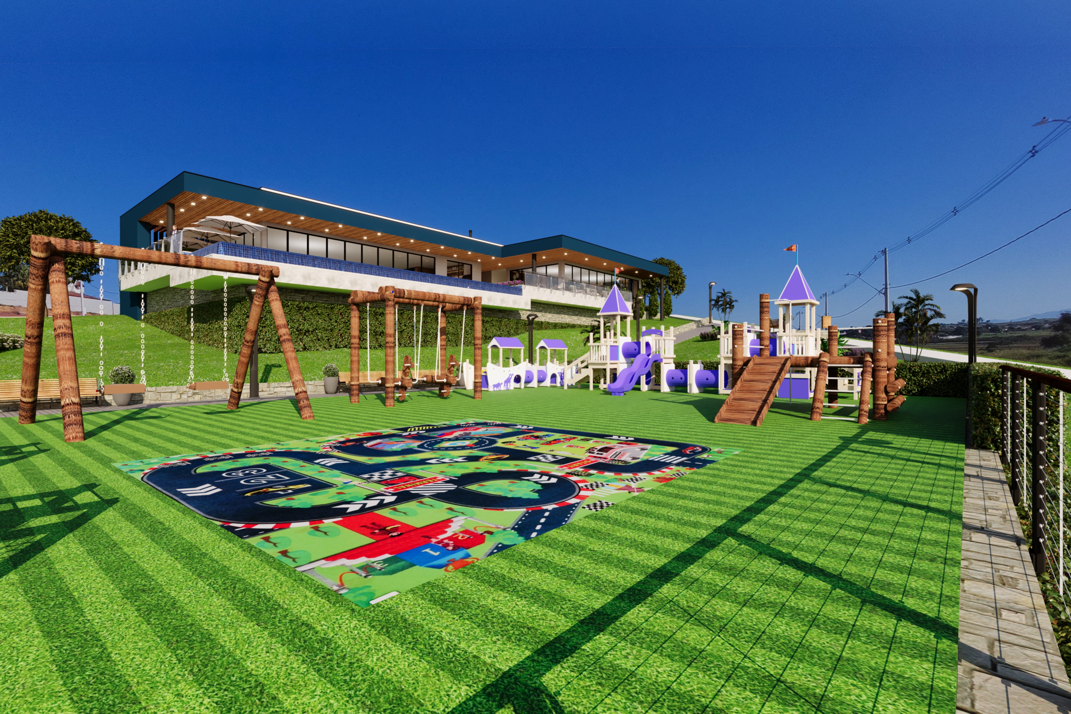 Área de Lazer Central - Espaço Kids